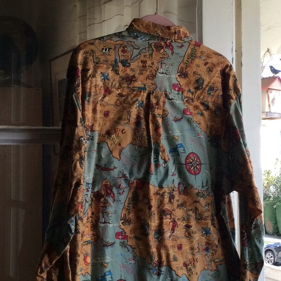 Nick and Nora vintage map shirt - Picture 12 of 15